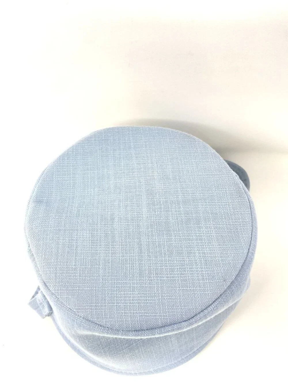 Target Easter Storage Basket Embroidered Bunny Fabric - Threshold™ Chambray Blue